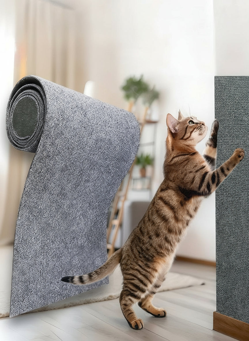 Кігтеточка килимок самоклейна для котів і собак - захист меблів від подряпин 40×100 см