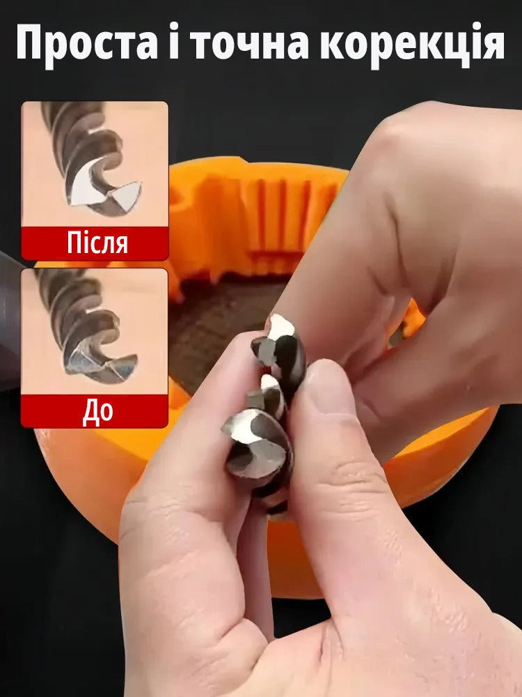 Насадка для заточування свердел (2 - 12.5 мм) на болгарку (115/125)