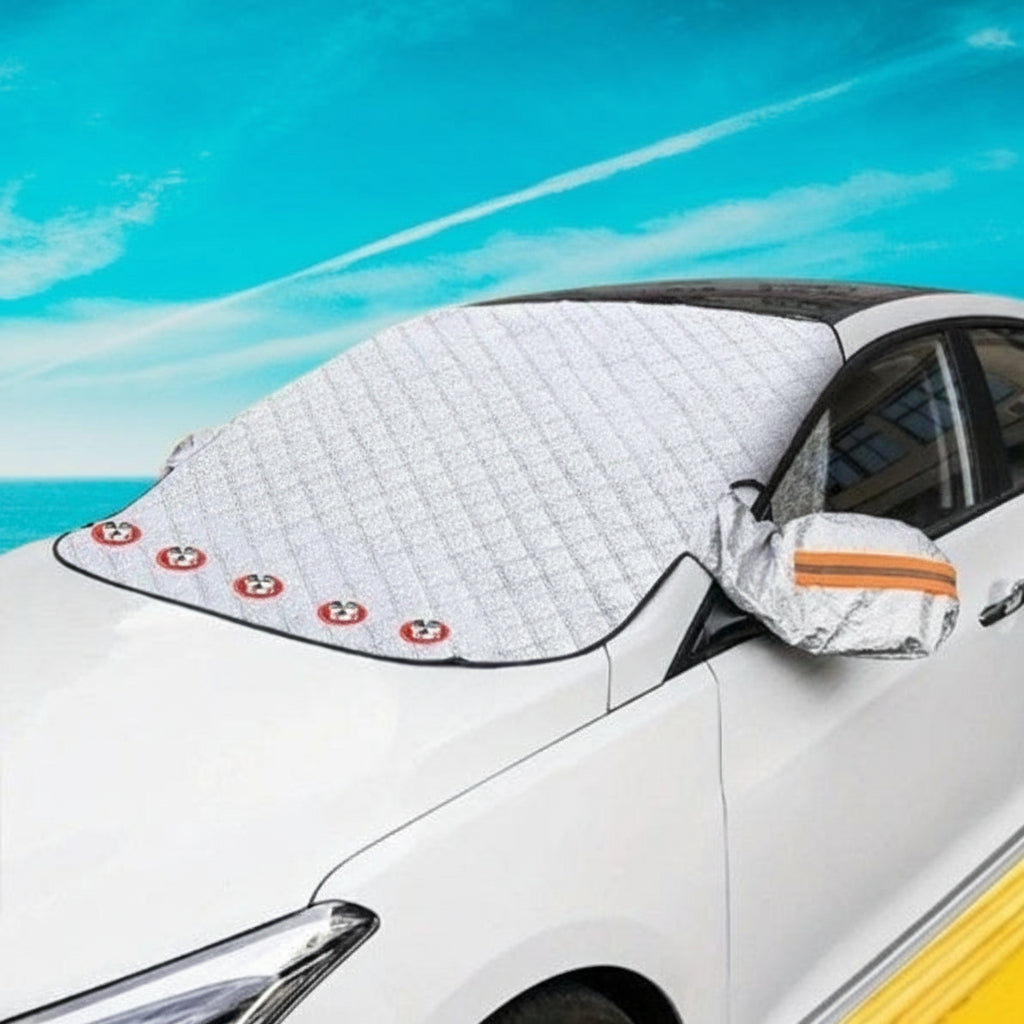 Універсальний автомобільний чохол для захисту від снігу, дощу і сонця (158x115 см)